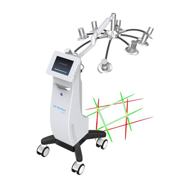 8d Dual Laser Maxlipo Laser Master Slim System 532 & 635nm Body shaping slimming machine