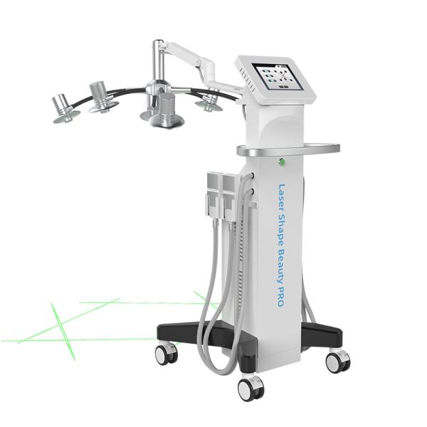 Newest Version 6D Laser Shape Weight Loss Machine Four Cryo Pads 6D Laser Green Red Slimming Machine