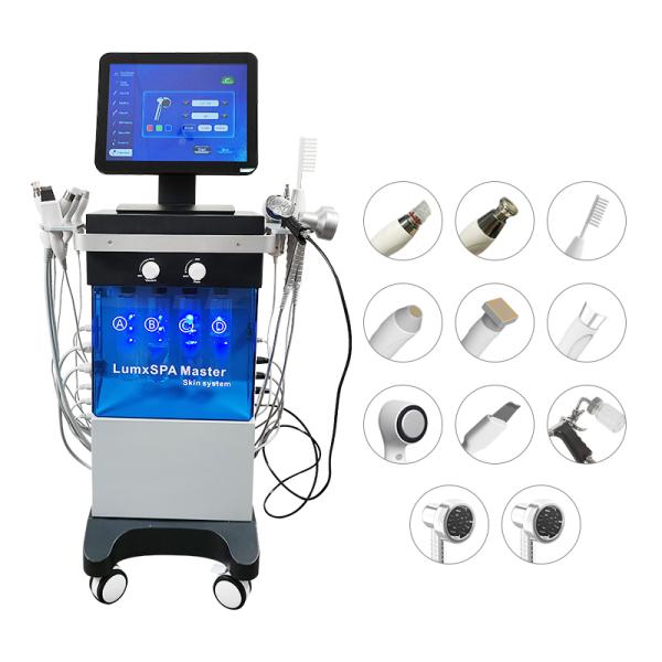 15 in 1 multifunction Hydro hydra skin analyzer oxygen beauty Machine dermabrasion beauty Machine