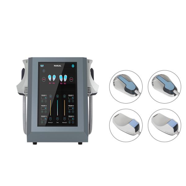 4 Handle HIFEM EMS Body Sculpting Slim Beauty Machine Muscle Stimulator Vibrating Body Massager