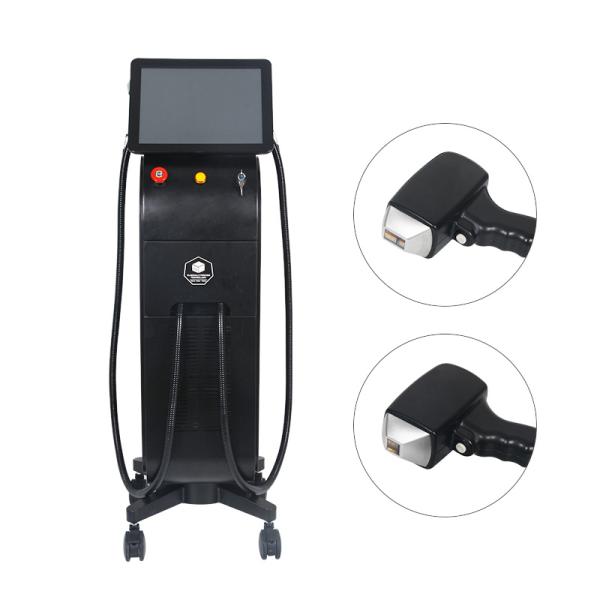 High Power 808nm Hair Removal Laser Machine System with 2 Diode Laser Handles