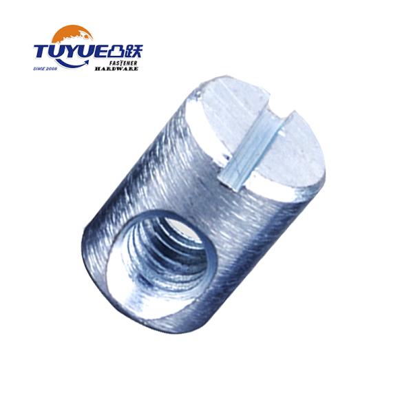 BARREL NUT FOR FURNITURE BOLT SLOTTED