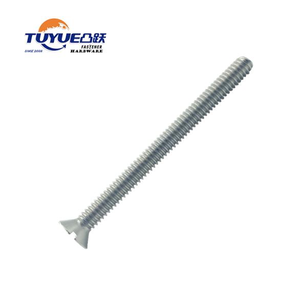 DIN963  Slotted Flat Head Machine Screw