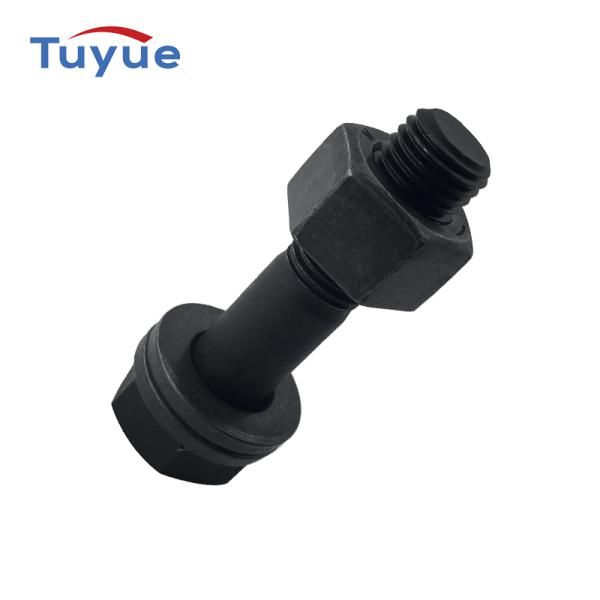 Hexagon head bolt/nut/flat pad