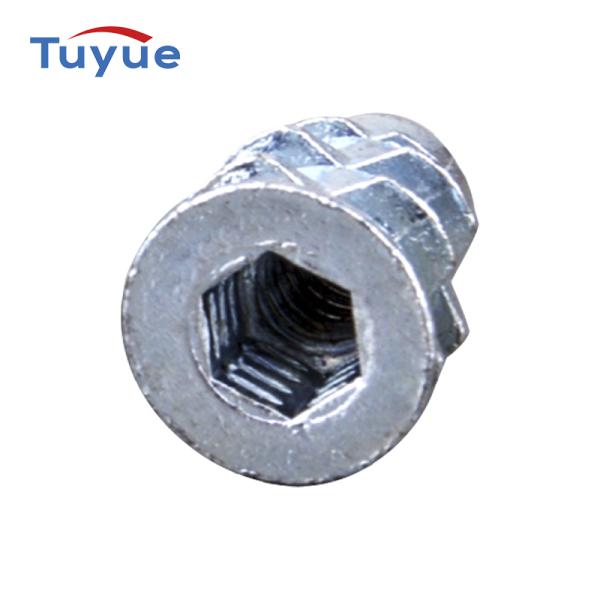 Hex Nut Internal And External Thread For Wood