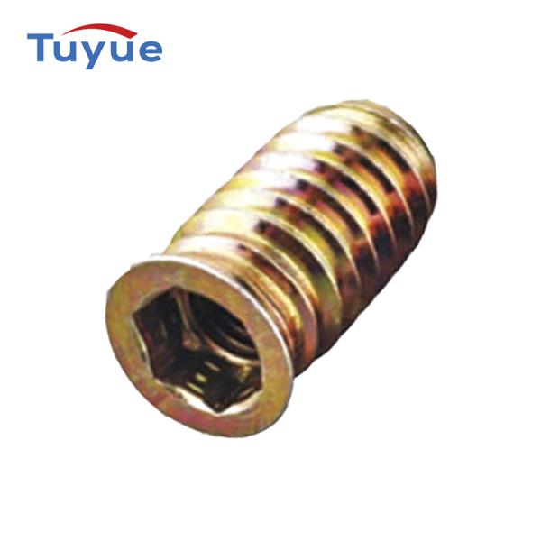 Hex Nut Internal And External Thread For Wood