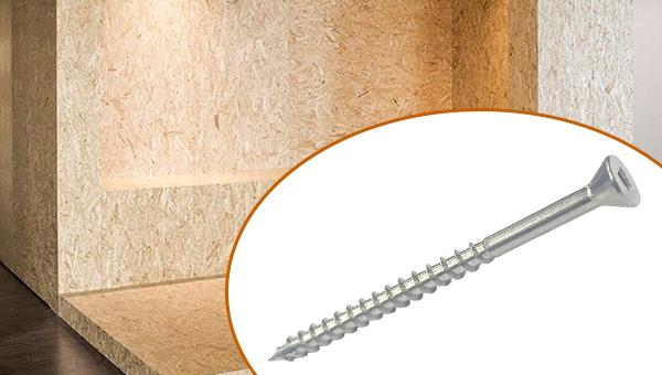 Using chipboard wood screws in exhibition stand building