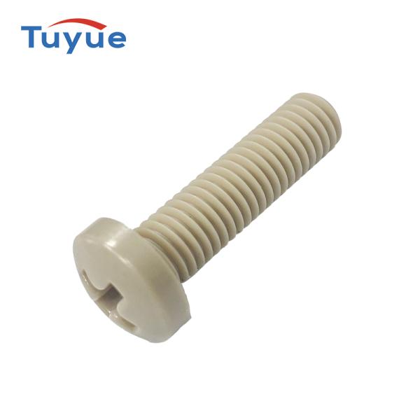 PEEK Plastic Phillips Cross Head Screws M2 M3 M4 M5 M6 (M3 x 0.5 x 8mm,10)