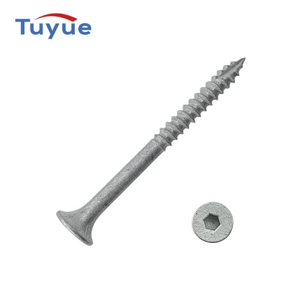 Socket bugle head with 4 nibs tapping screws type 17