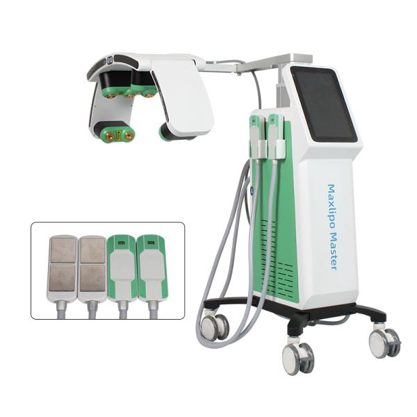 Emerald laser green laser 10D maxlipo laser with cryo paddles ems coolsculpting body slimming beauty machine